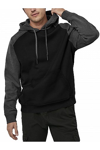 2 TONE PULLOVER HOODIE