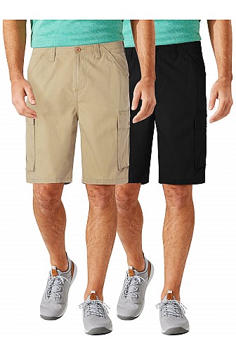 2-PACK CARGO SHORTS