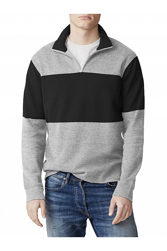 QUARTER ZIPPER SWEATER