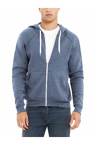 MELANGE ZIPPER HOODIE