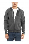 MELANGE ZIPPER HOODIE