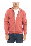 MELANGE ZIPPER HOODIE