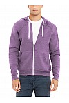 MELANGE ZIPPER HOODIE