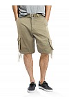 TWILL CARGO SHORT PANTS SOLID